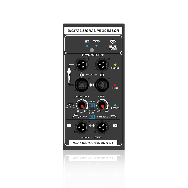 S18SUB: Through Output eller High Pass Output med Bluetooth TWS Subwoofer funktionsmodul