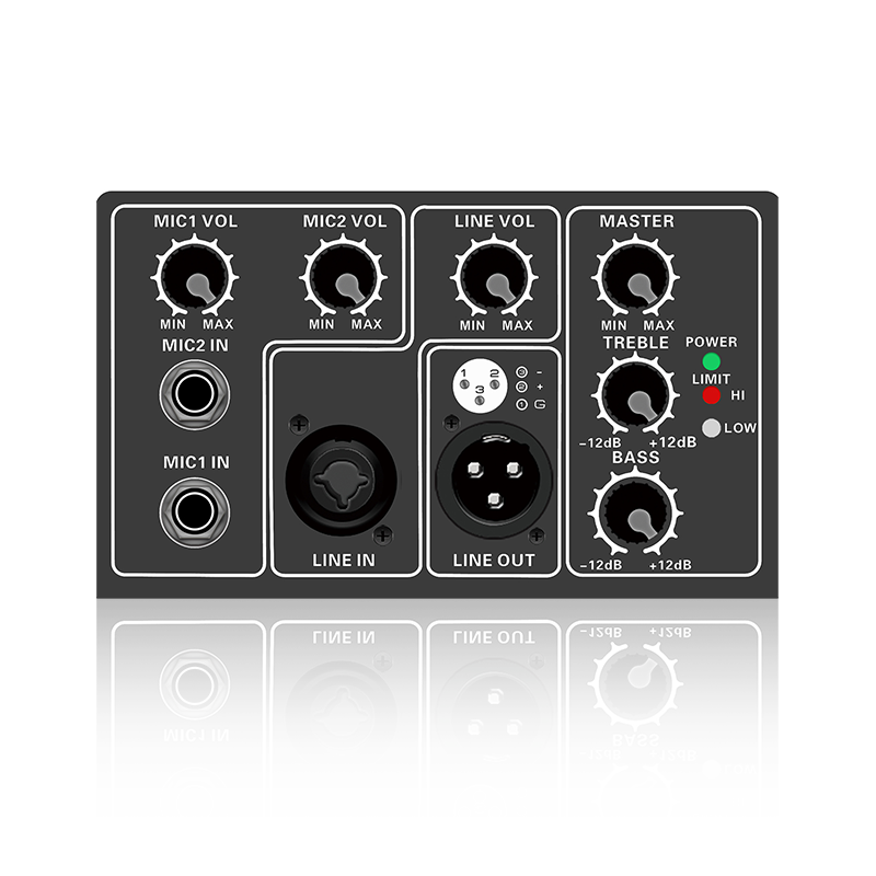 PL62: Hi and Low Limit 2 Channel Mic Input Electrical Frequency Division Functinal Module