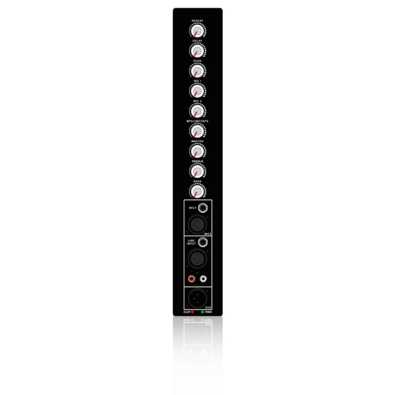 PL69S: Mic Repeat, Delay och Echo Control Vertical Analog Functinal Module