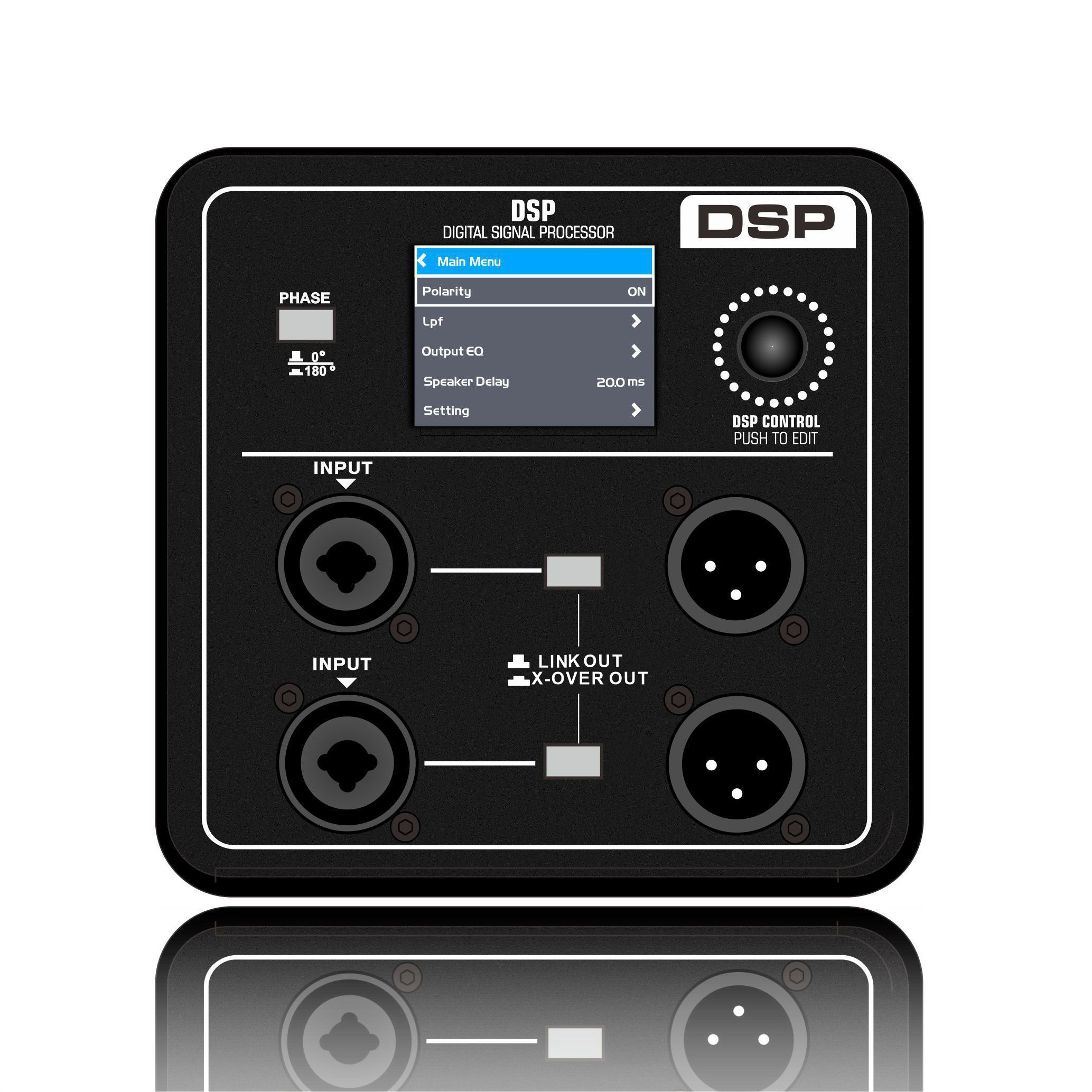 DSP2405SUB Professionell subwooferförstärkare