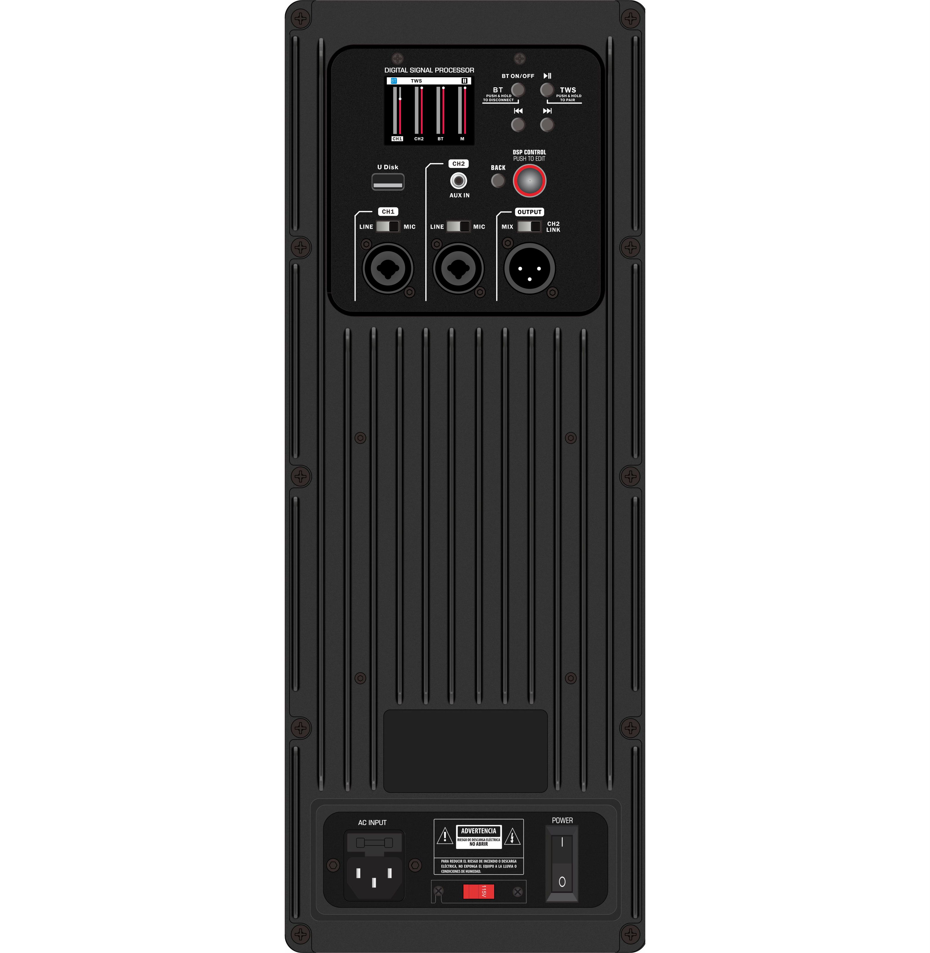 DSP2501 Full-range Active Speaker Amplifier