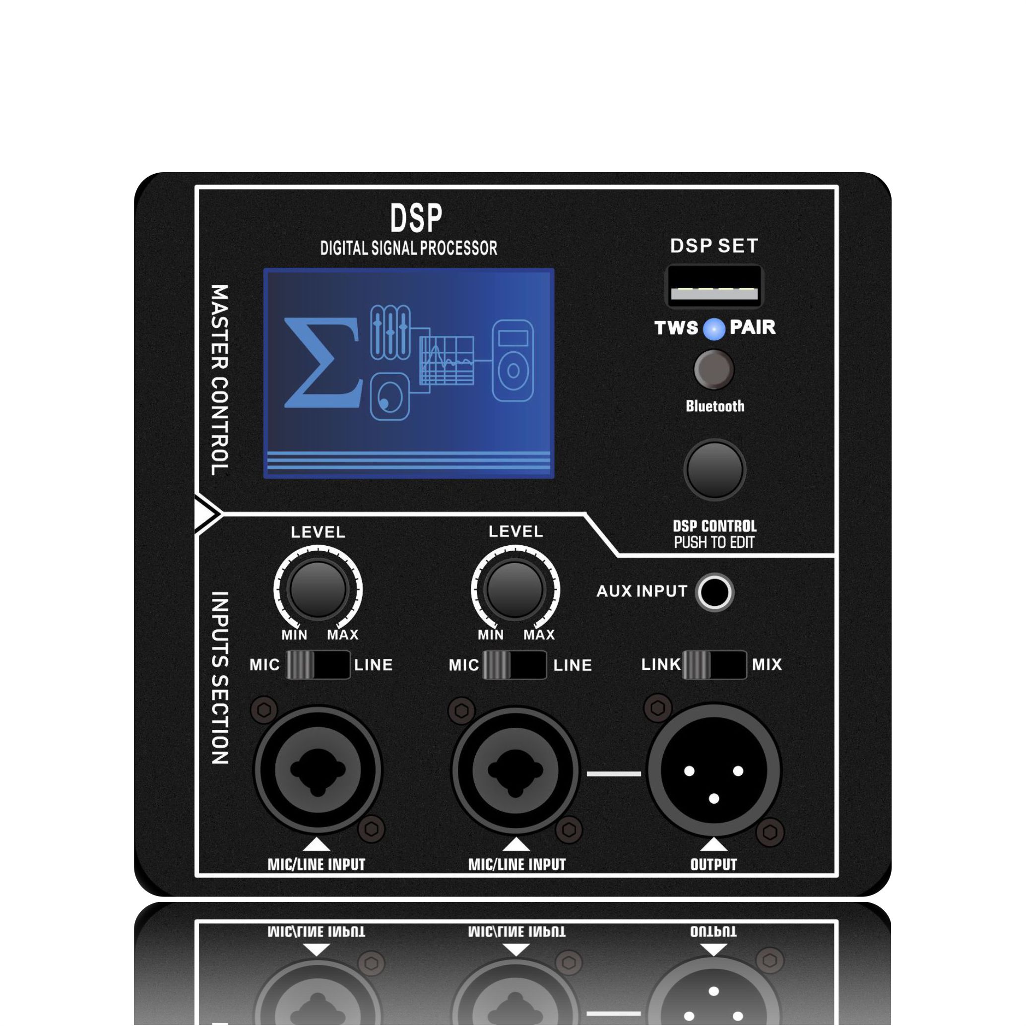 DSP1803 DSP Full-range Powered förstärkare