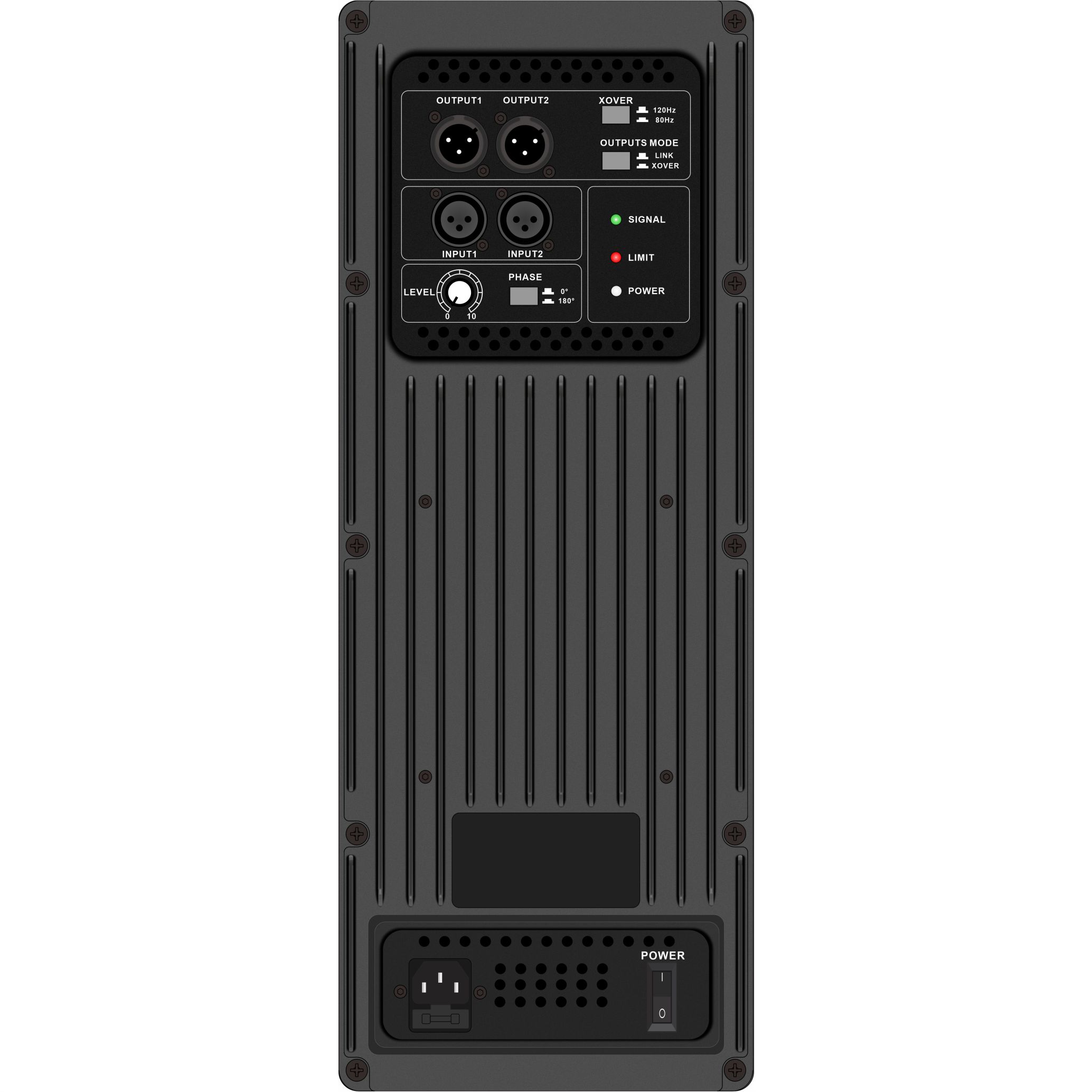 S15SUB-driven subwoofersystemförstärkare