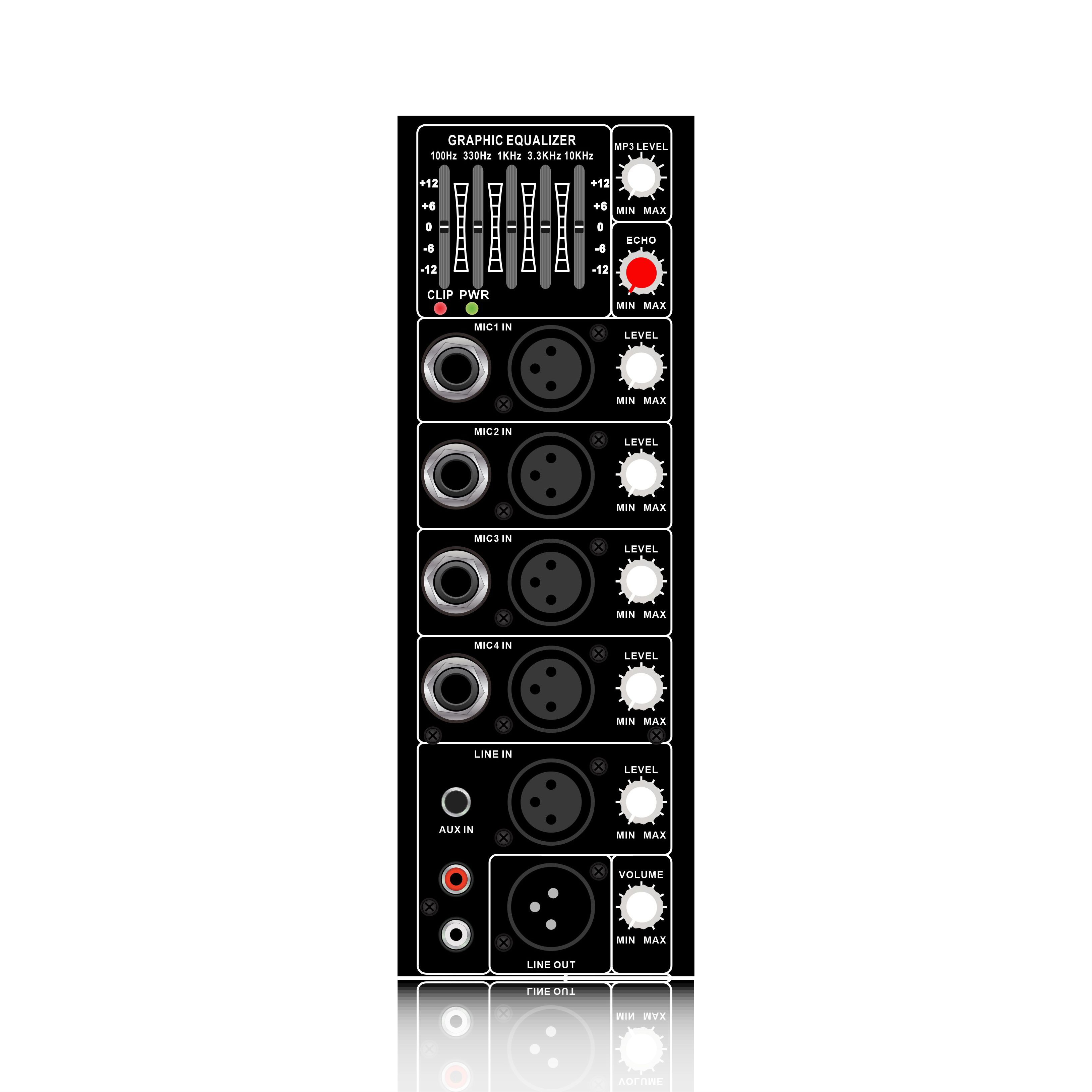 Multi-Channel Class AB högtalarförstärkare PL67