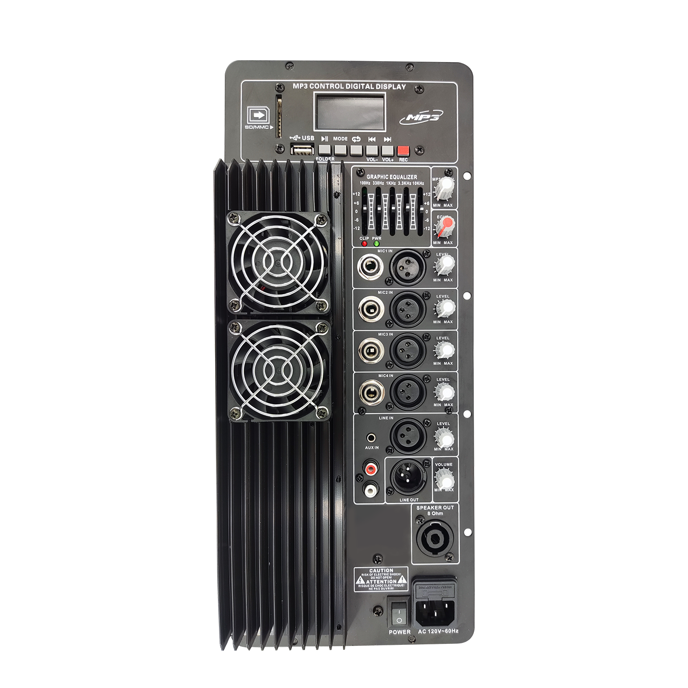Multi-Channel Class AB högtalarförstärkare PL67