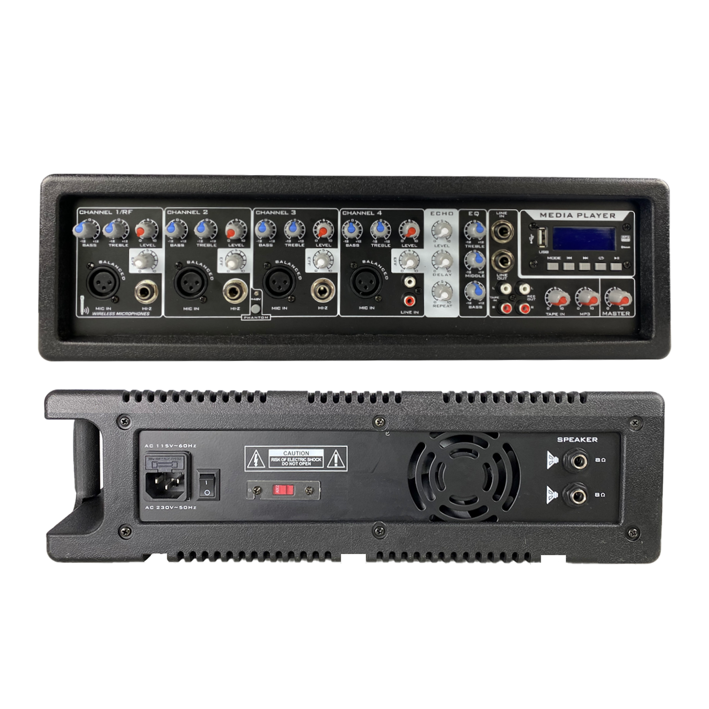 Plastlåda Powered PA Head Mixer SD504