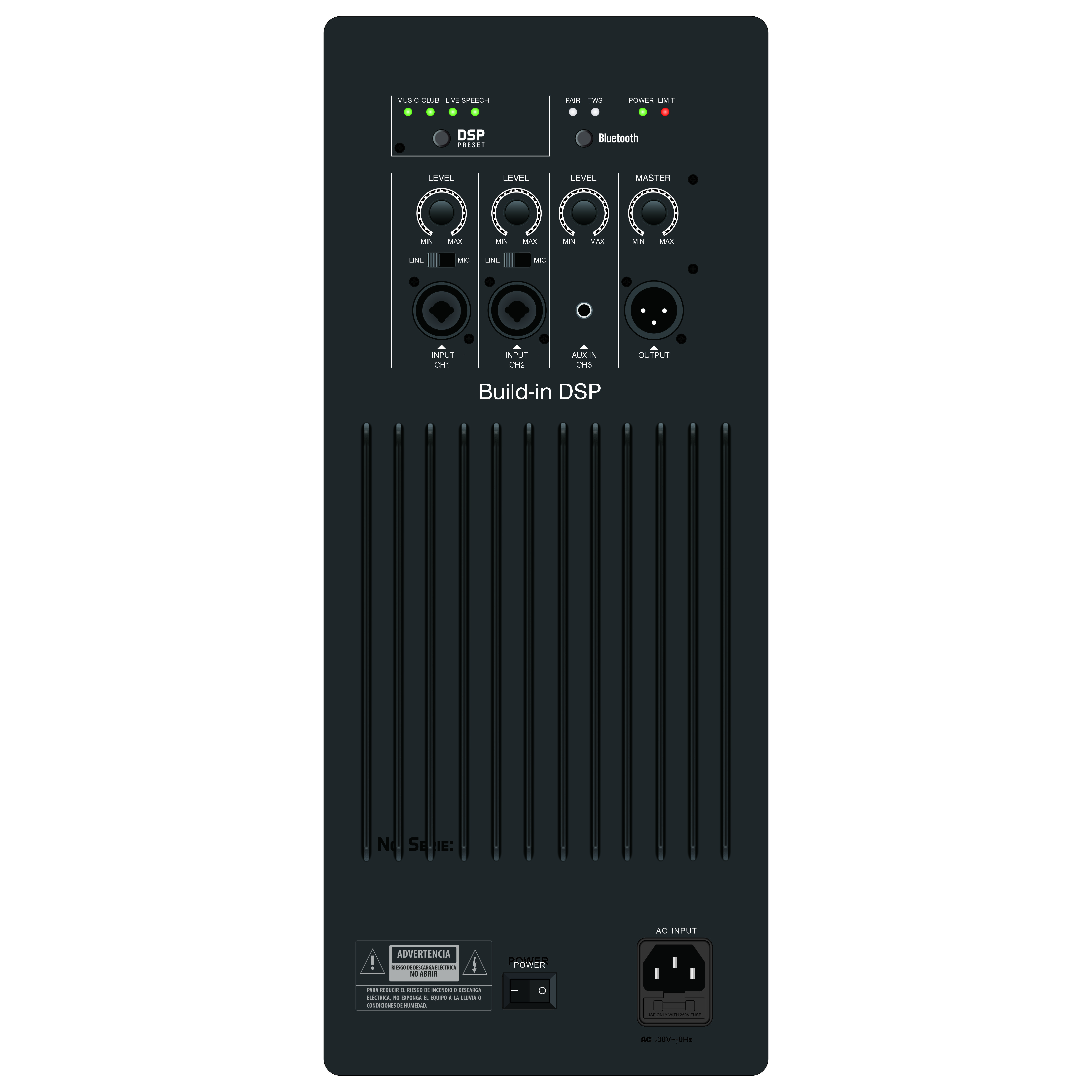 DSP2509 Hög kostnadseffektiv multifunktionsklass AB-förstärkare med DSP